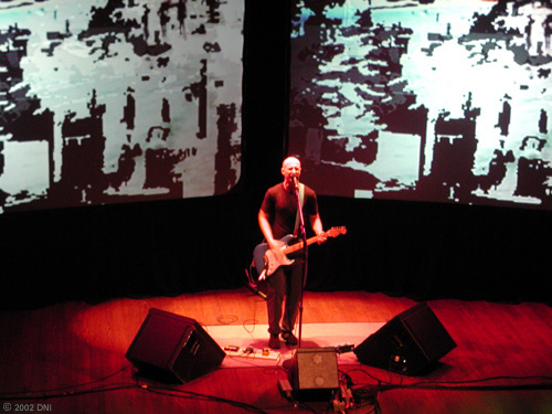 Bob Mould Performing at the Berklee Performance Center, Boston, MA April 13, 2002 - Modulate Tour