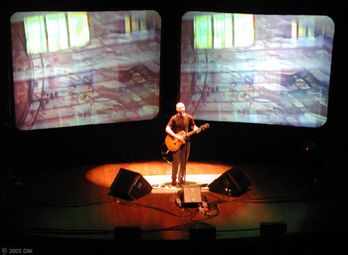 Bob Mould Performing at the Berklee Performance Center, Boston, MA April 13, 2002 - Modulate Tour